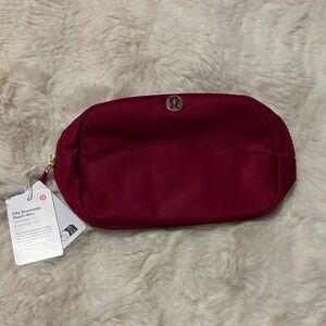 Lululemon City Essentials Mini Pouch in Berry Rumble